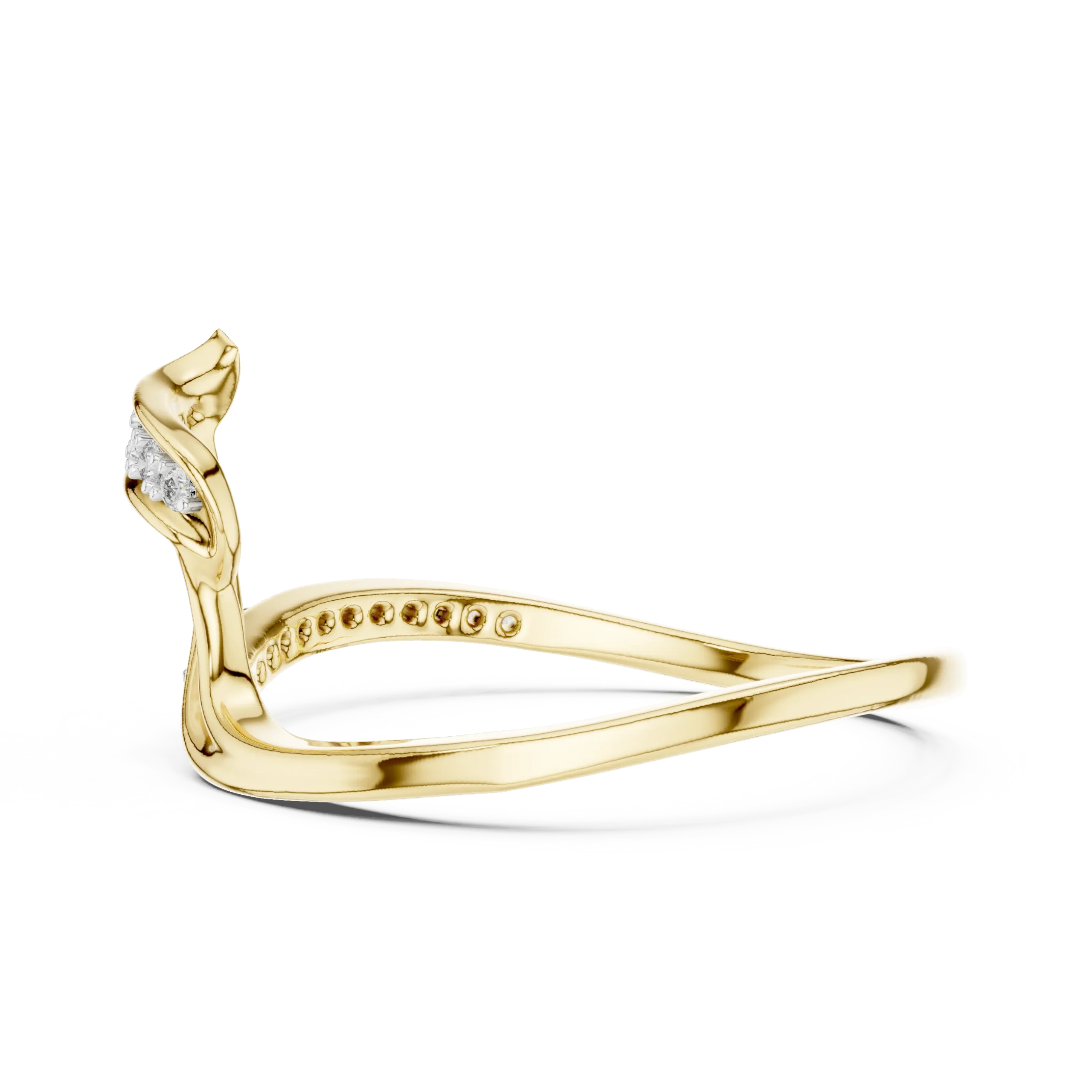 Ouselle Diamond Cluster Ring - Image 4