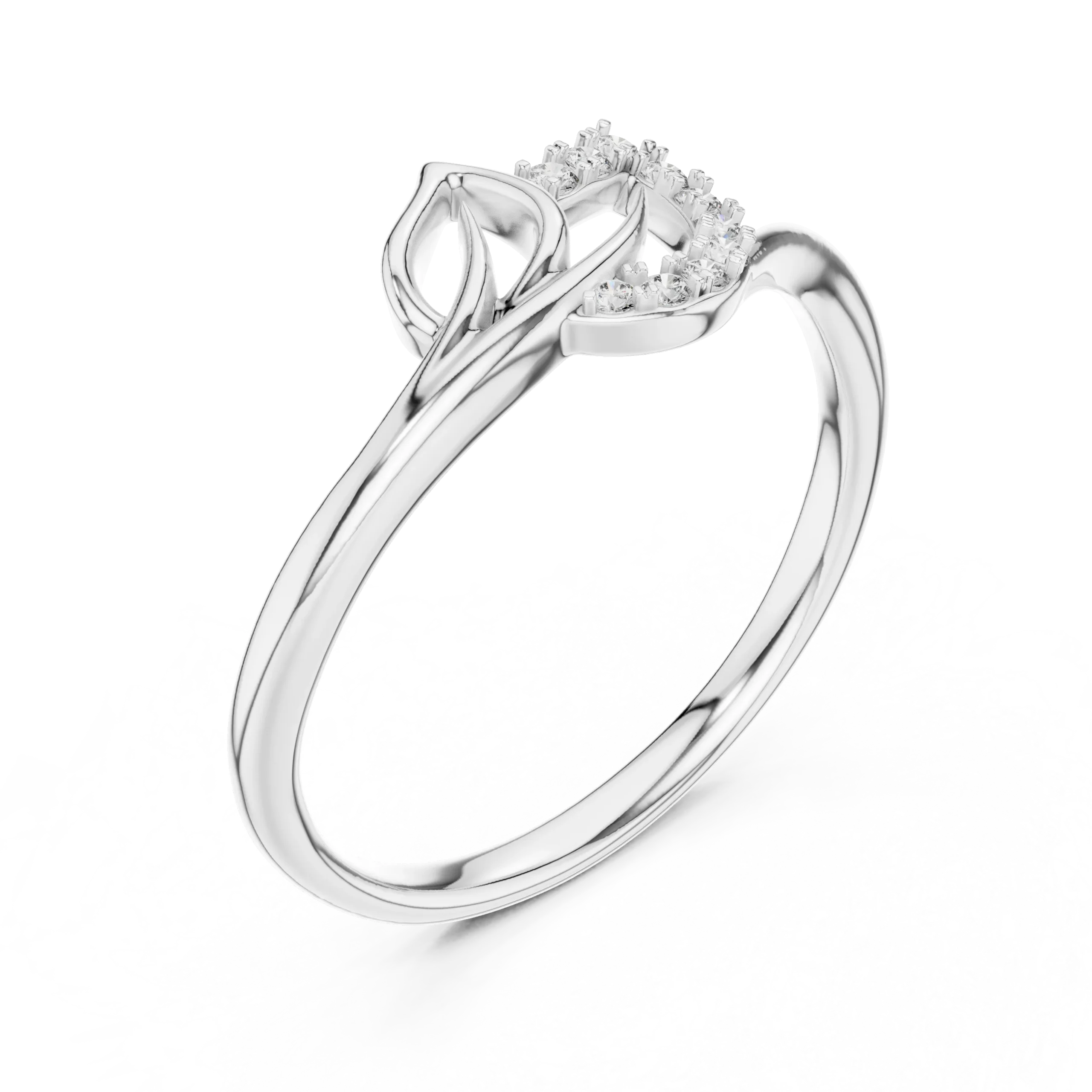Cirielle Interlocking Diamond Ring - Image 3