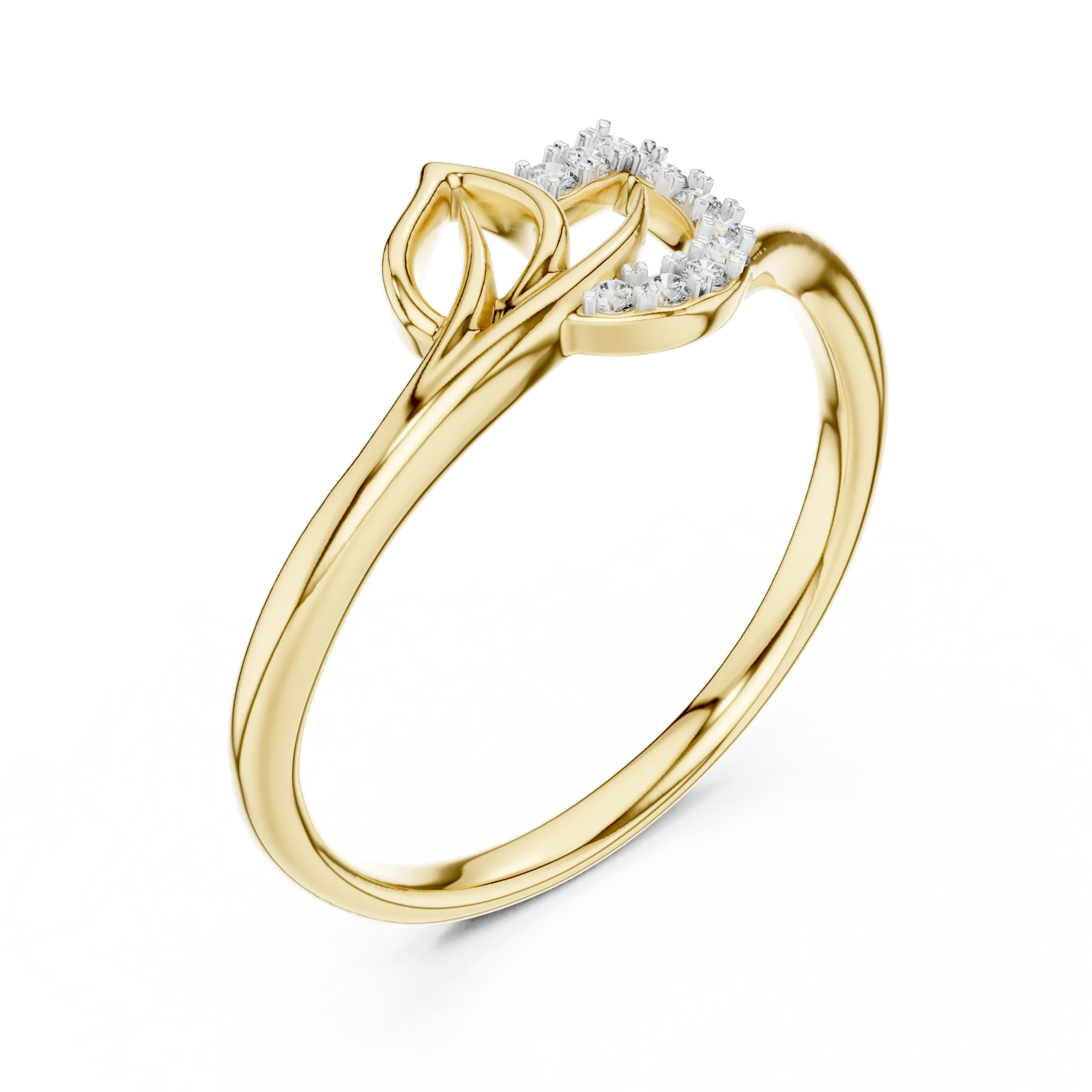 Cirielle Interlocking Diamond Ring - Image 2