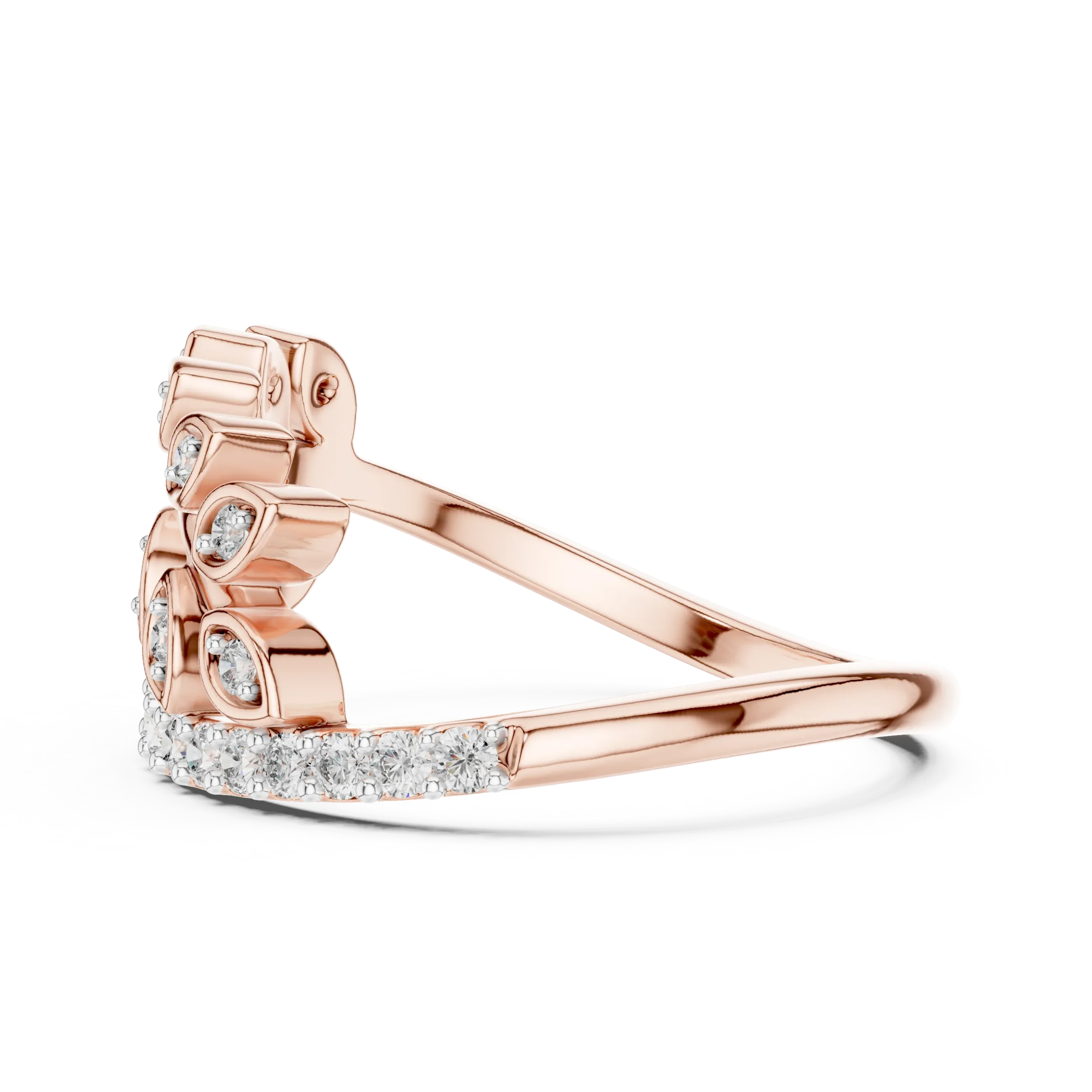 Roselle Diamond Detail Ring - Image 5