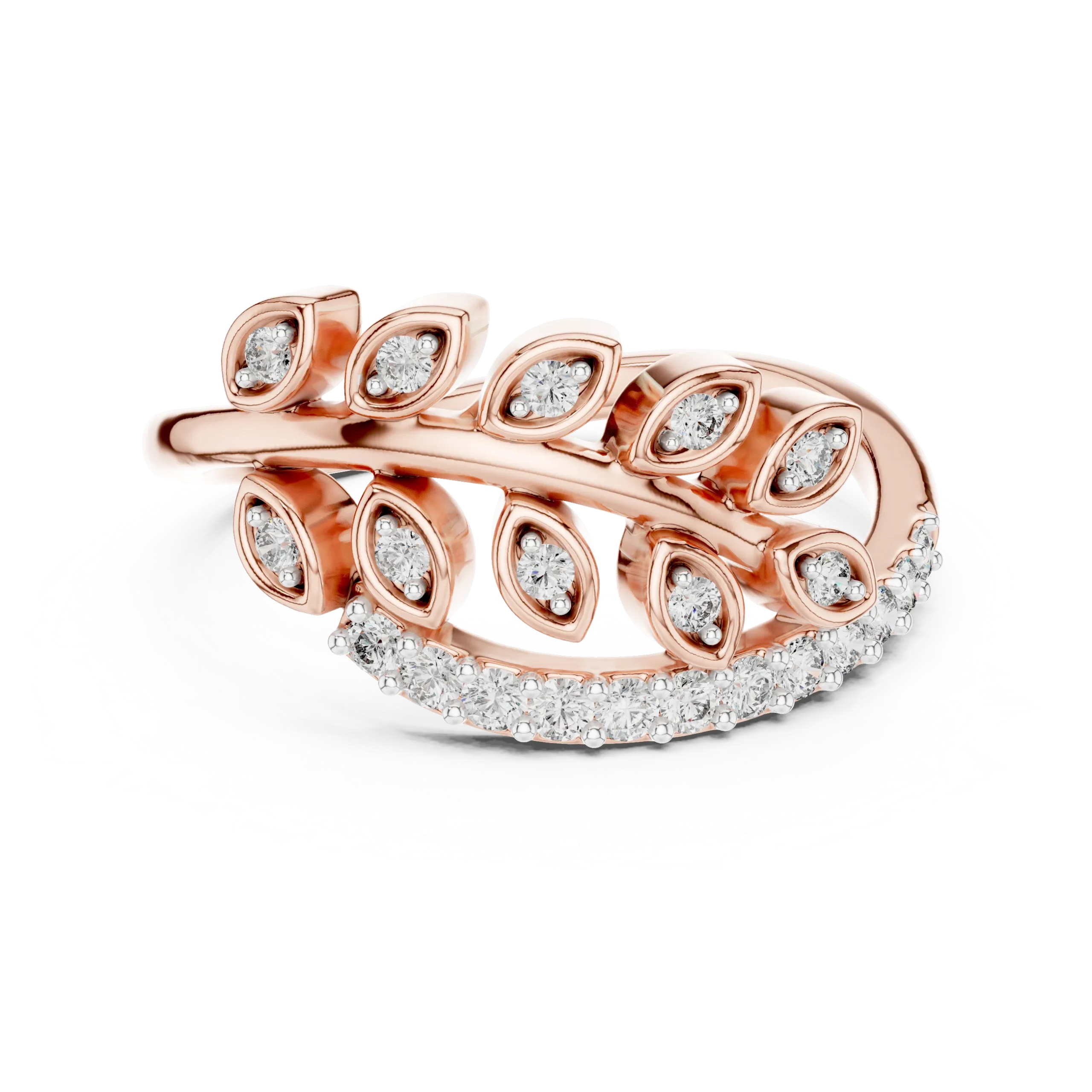 Roselle Diamond Detail Ring - Image 4