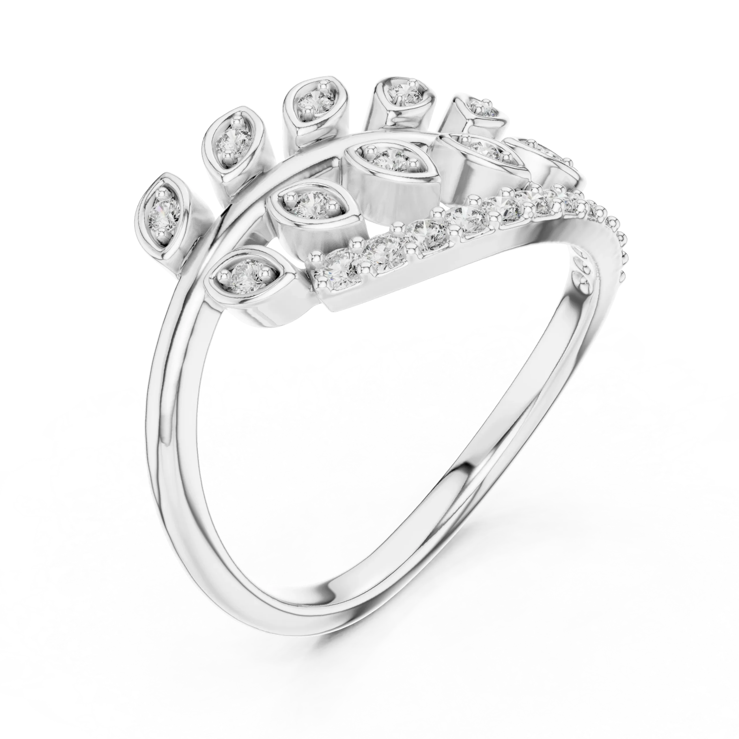 Roselle Diamond Detail Ring - Image 3