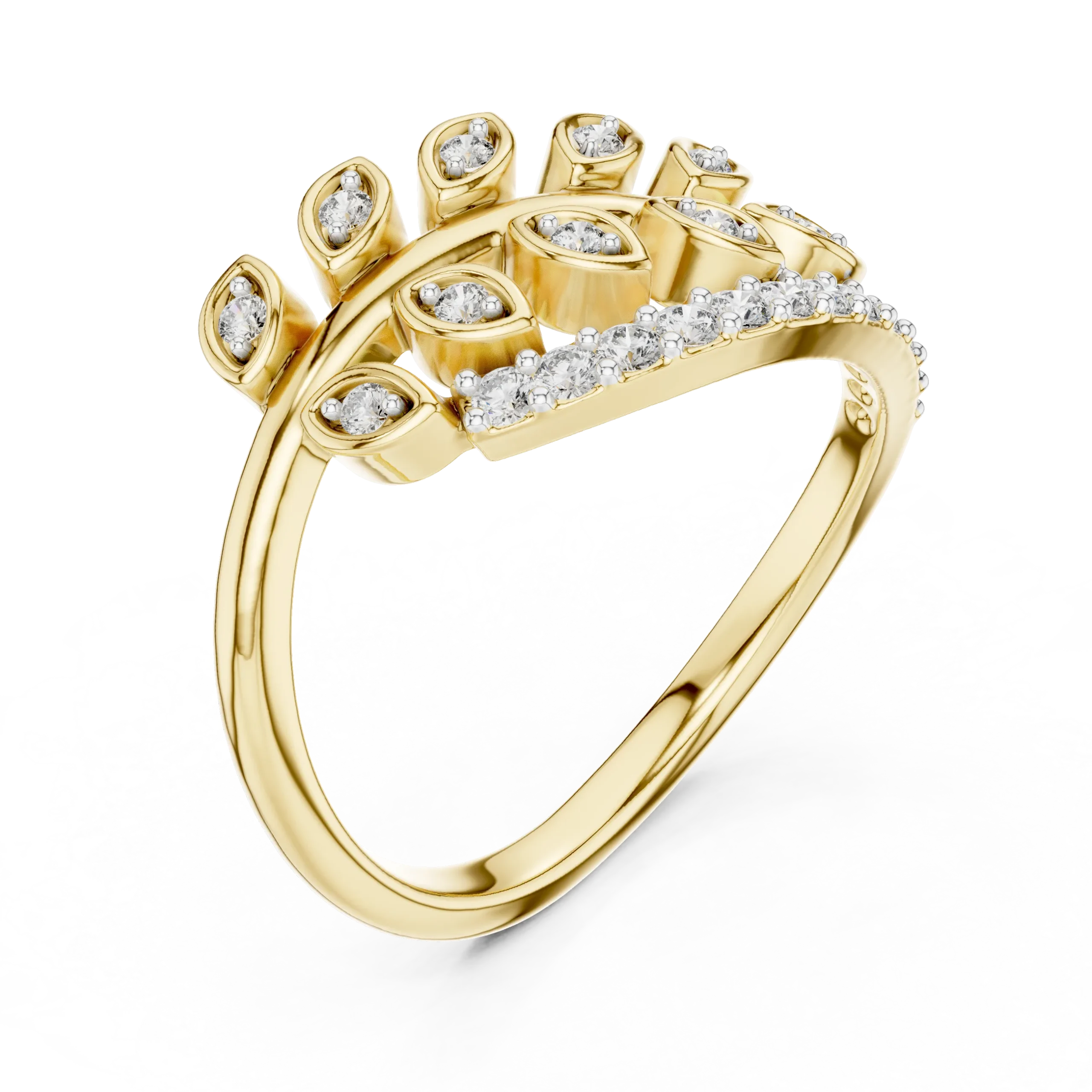 Roselle Diamond Detail Ring - Image 2