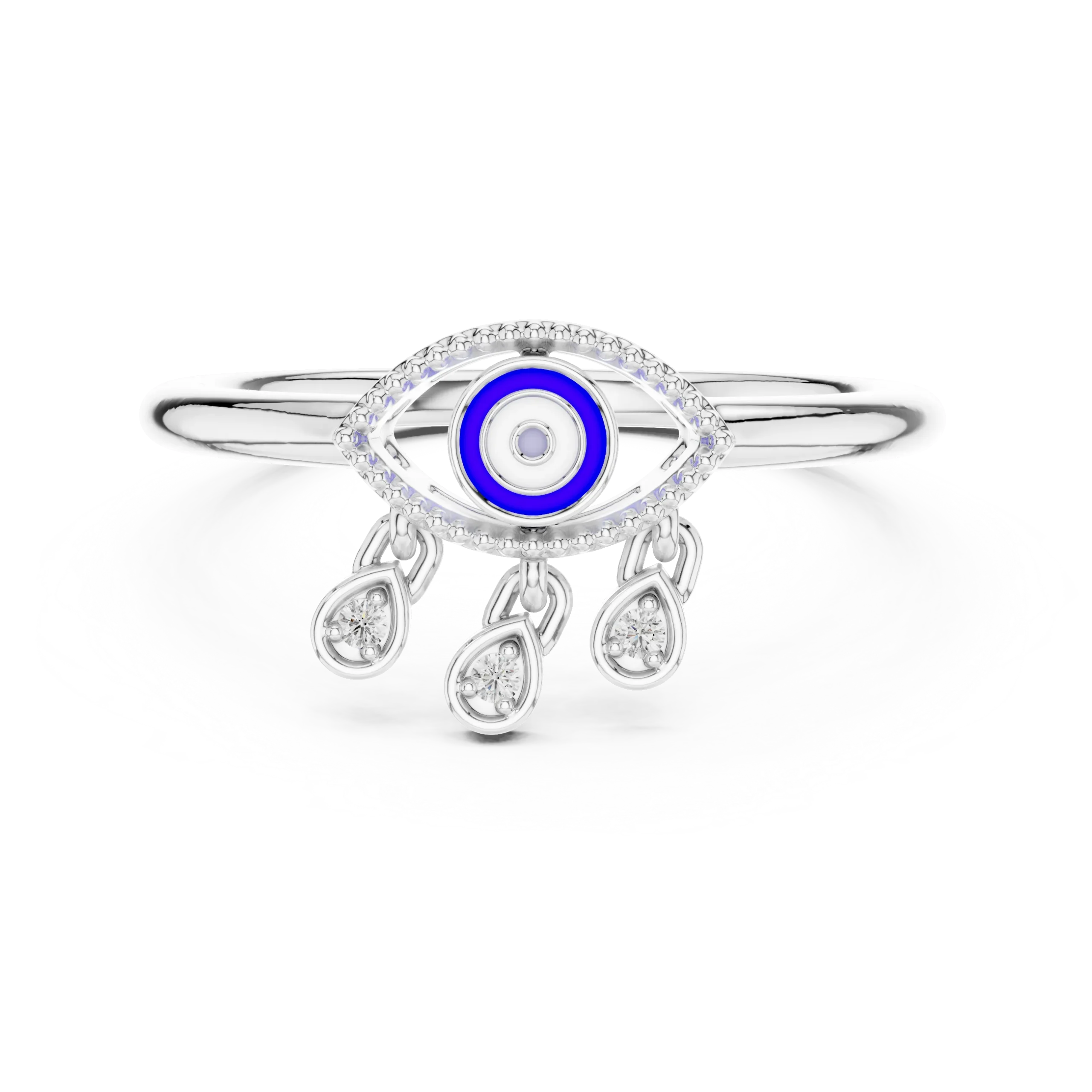 Anselia Evil Eye Diamond Ring - Image 2