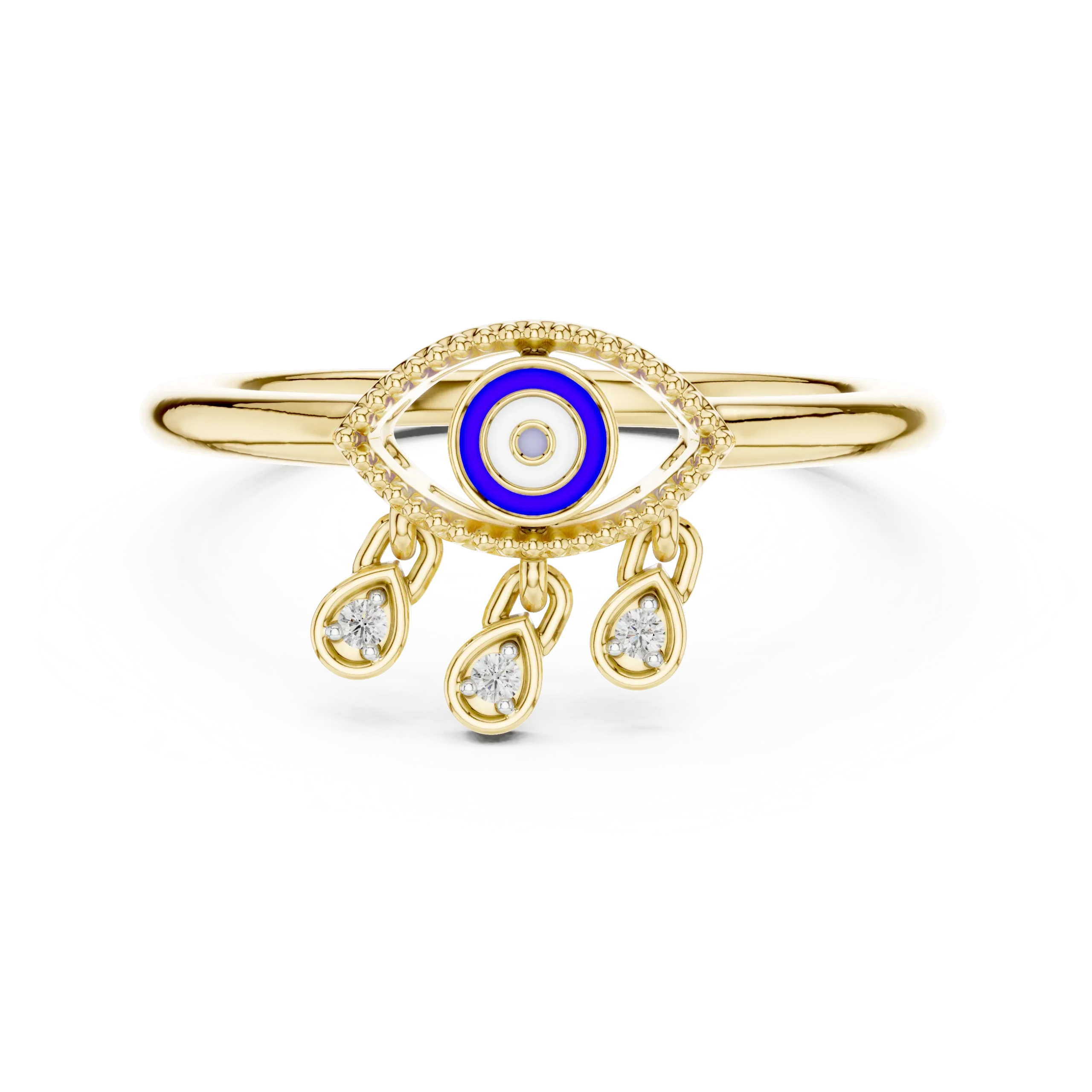 Anselia Evil Eye Diamond Ring