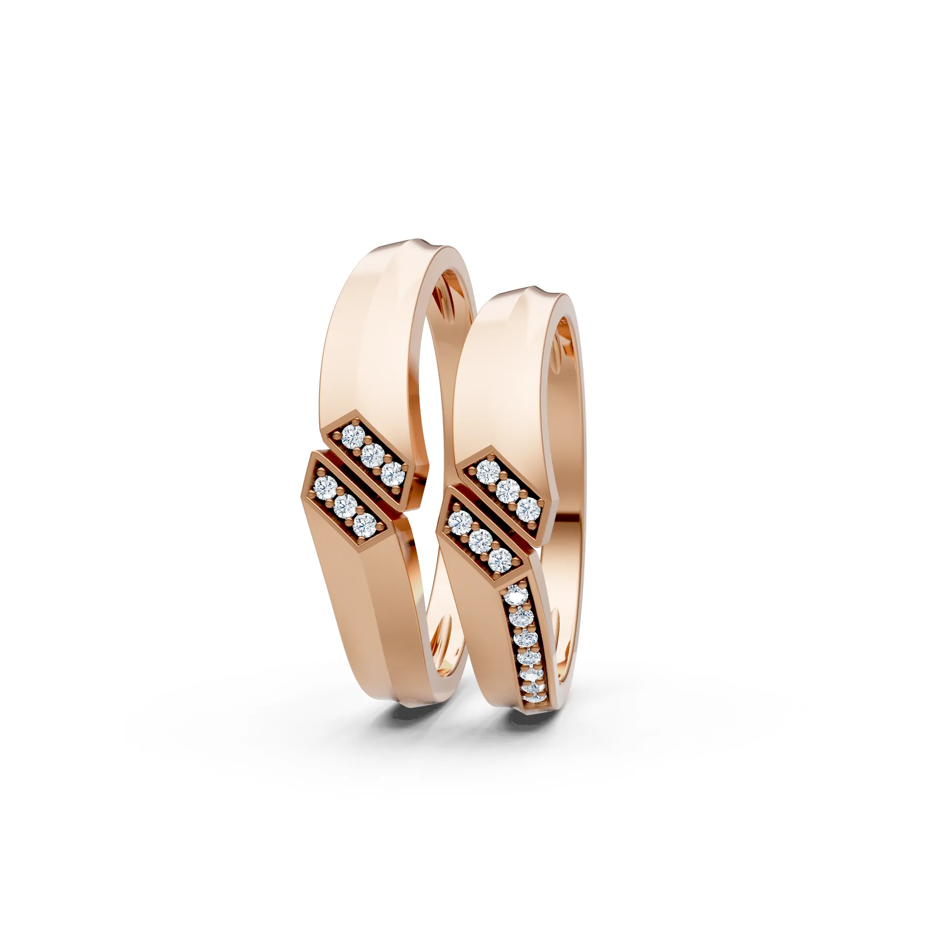 Phantora Wing Diamond Engagement Ring - Image 9