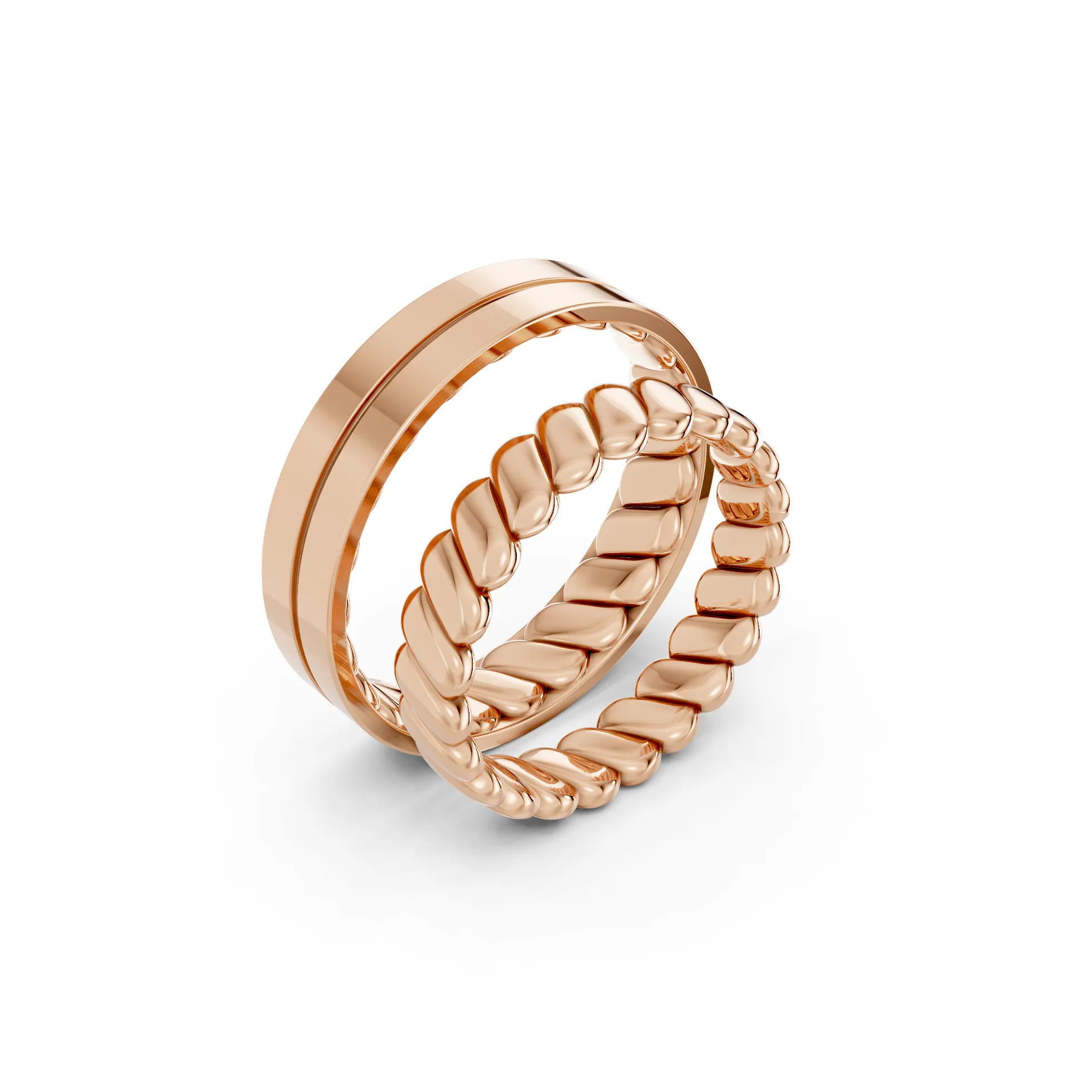 Regalia Imprint Gold Engagement Ring - Image 3