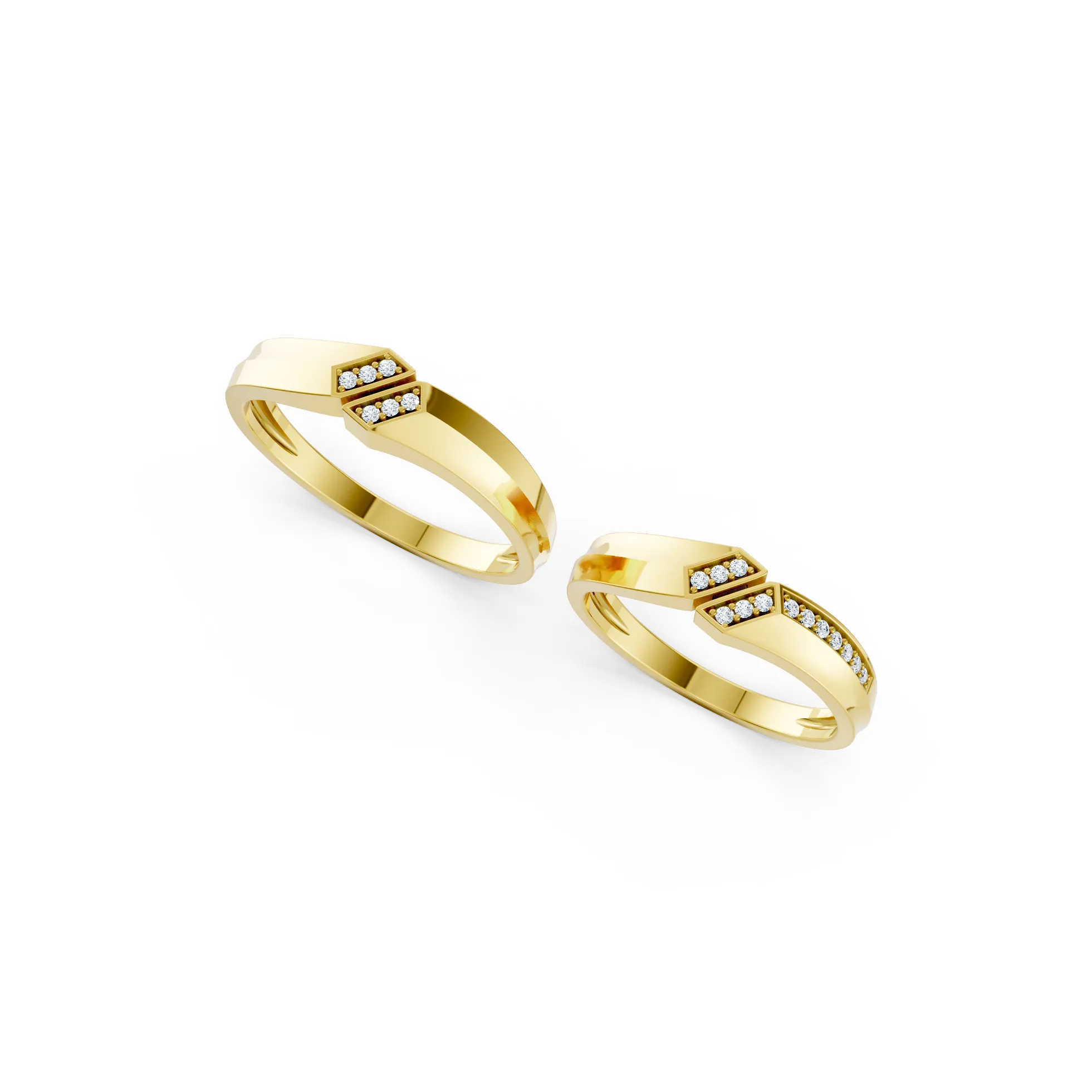 Phantora Wing Diamond Engagement Ring - Image 4