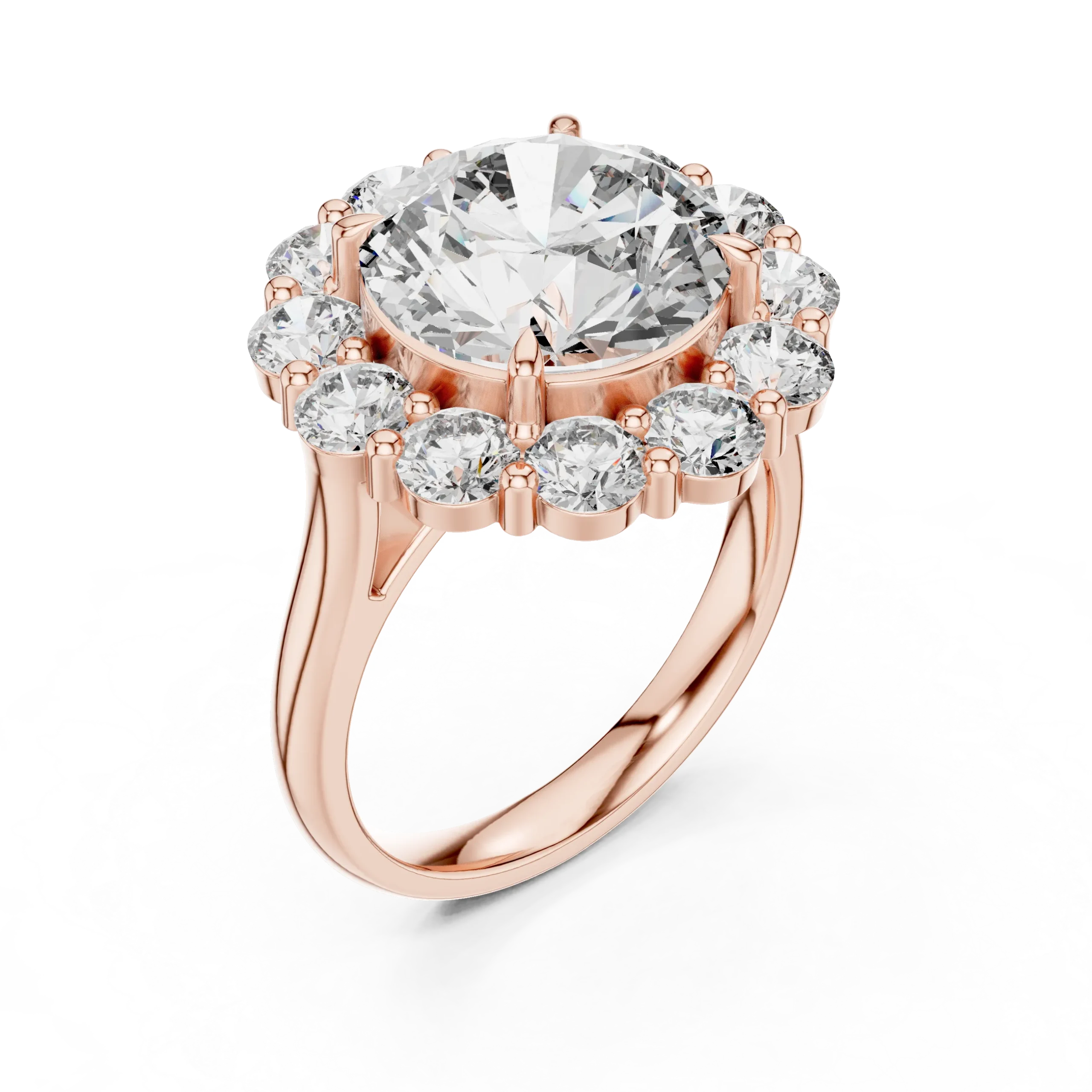 Florielle Round Flower Cluster Ring - Image 3
