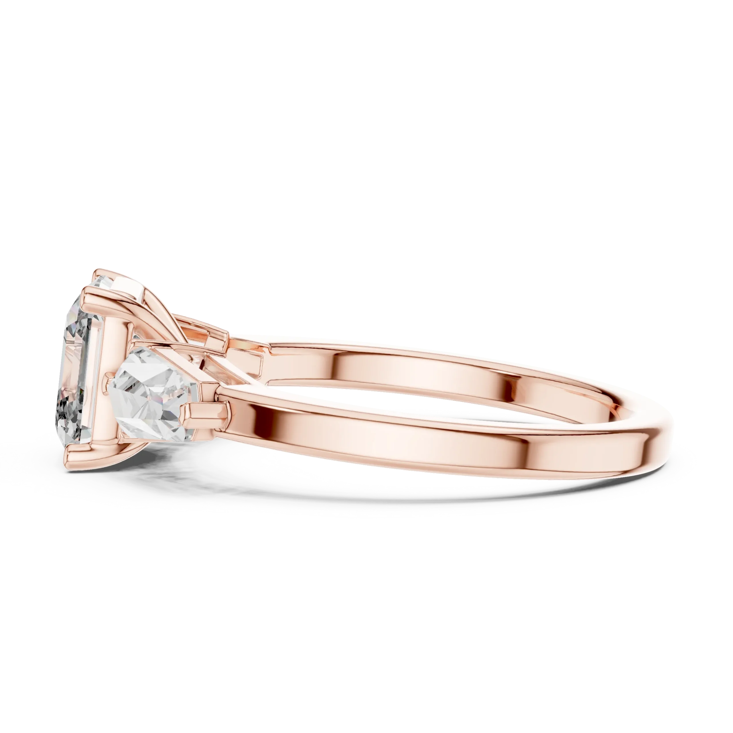 Asshera Kite Side Stone Diamond Ring - Image 5