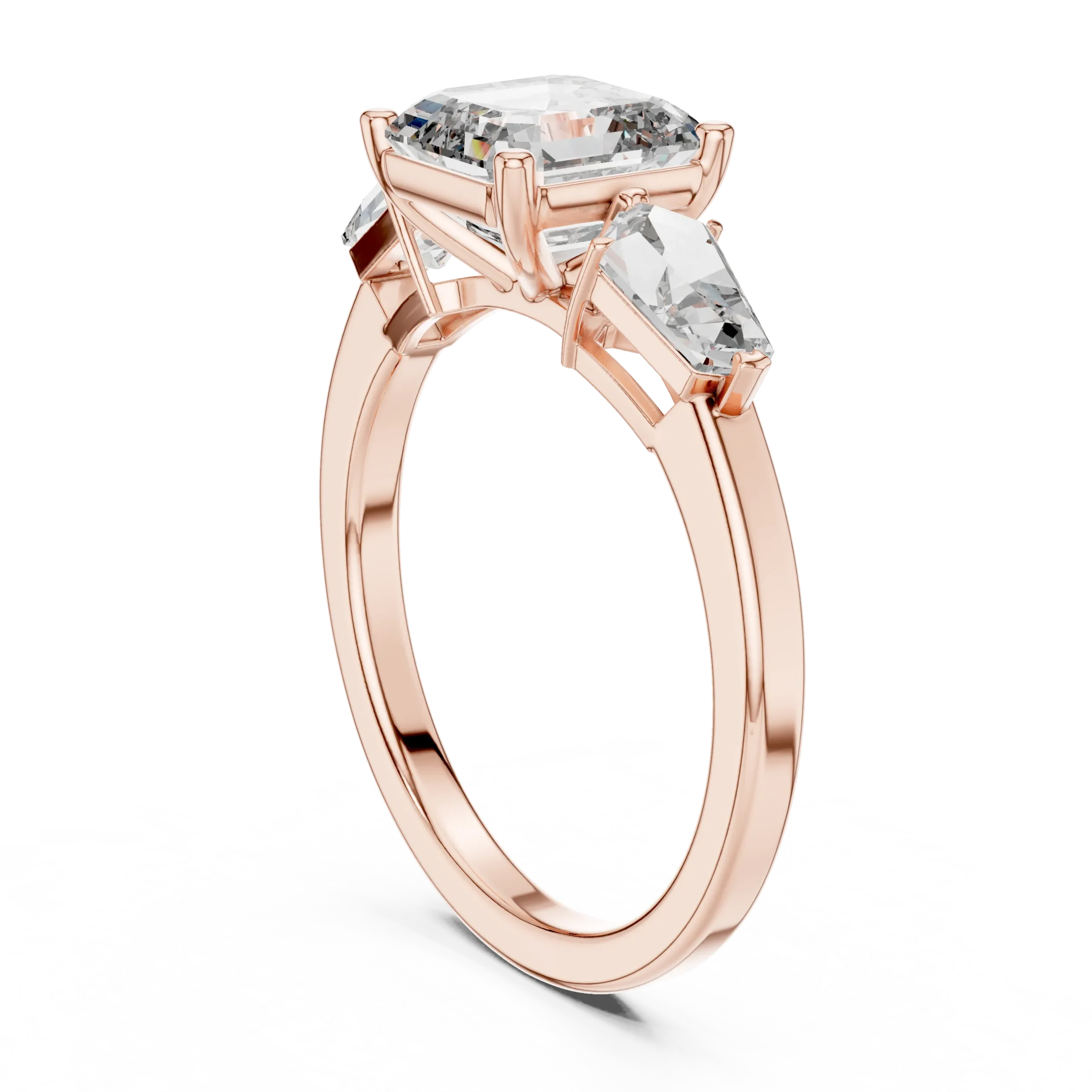 Asshera Kite Side Stone Diamond Ring - Image 4