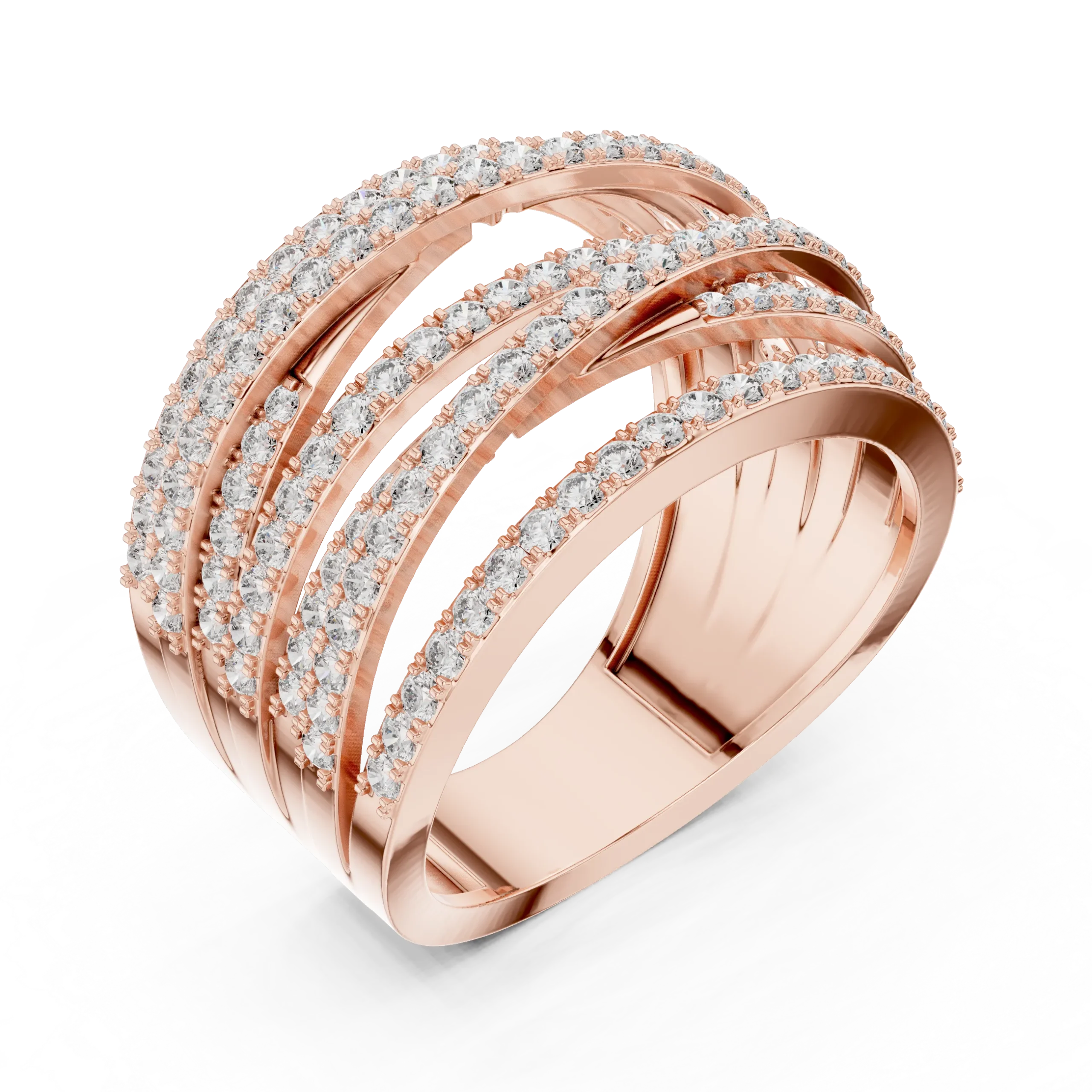Regalia Cocktail Diamond Fashion Ring - Image 2
