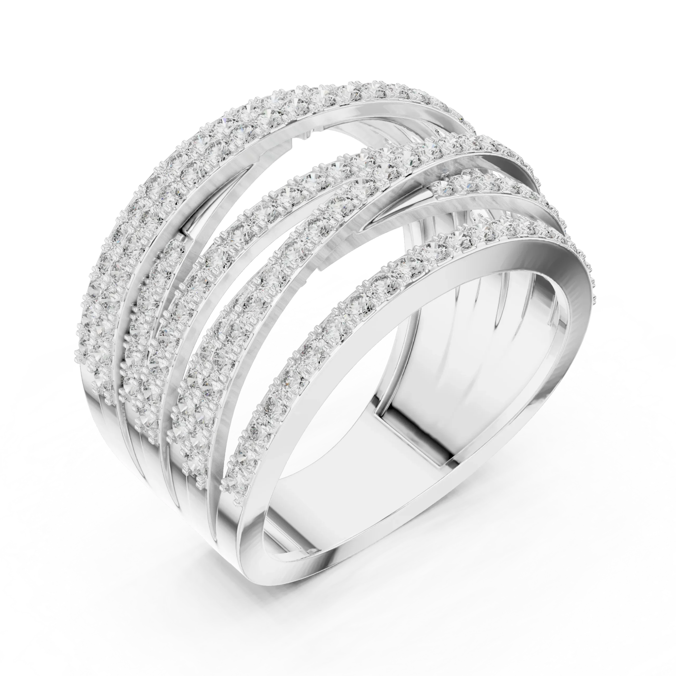 Regalia Cocktail Diamond Fashion Ring - Image 3