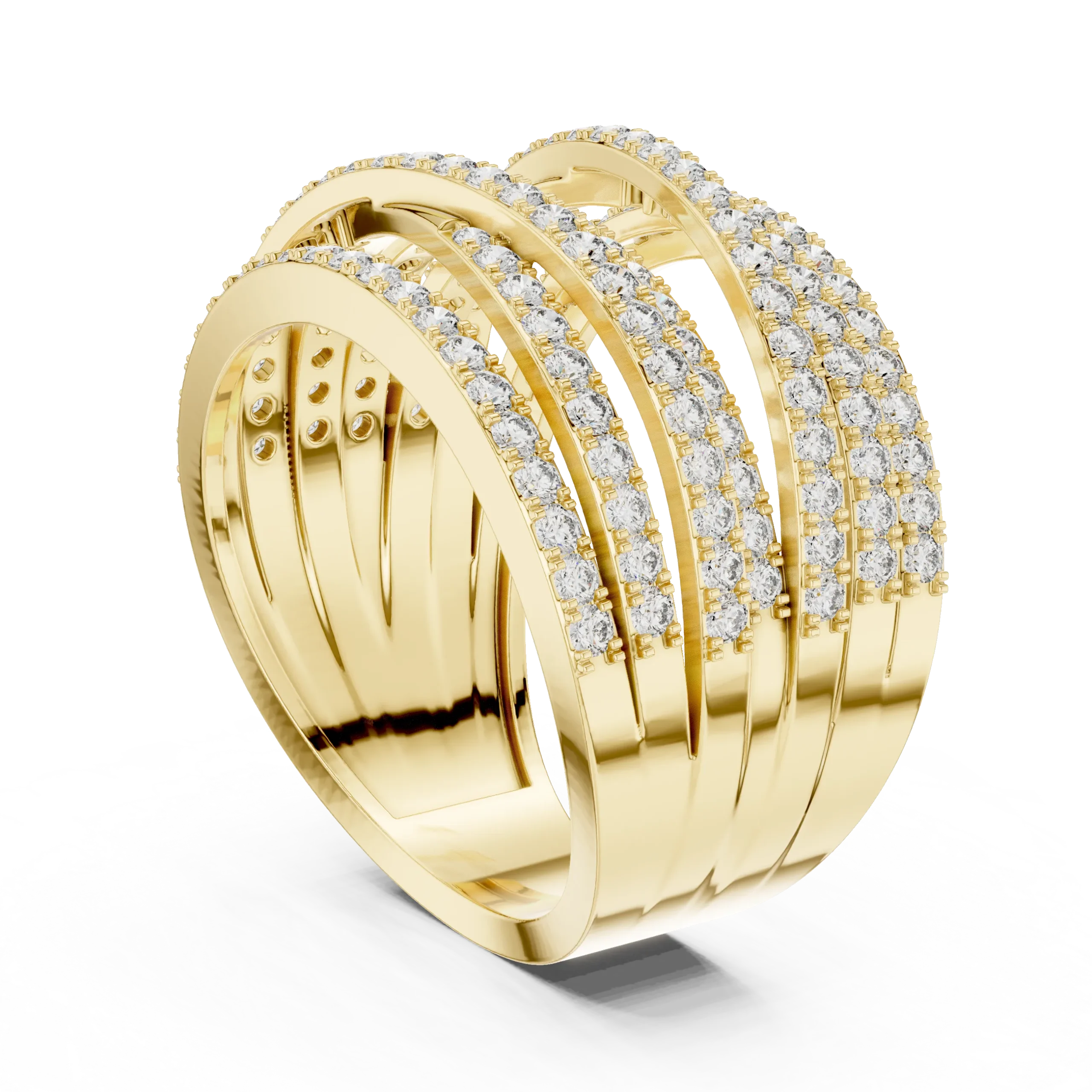 Regalia Cocktail Diamond Fashion Ring - Image 4