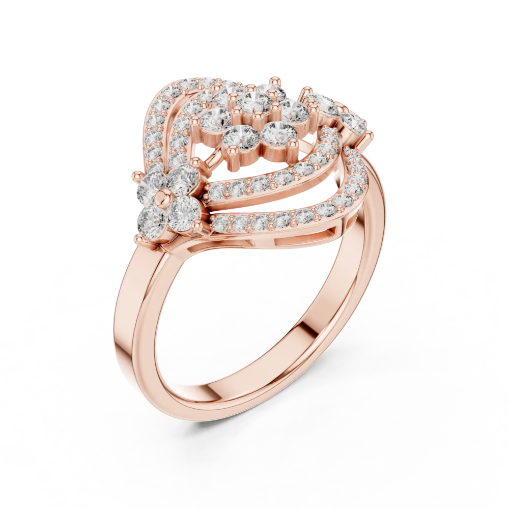 Amorielle Spark Diamond Cluster Ring