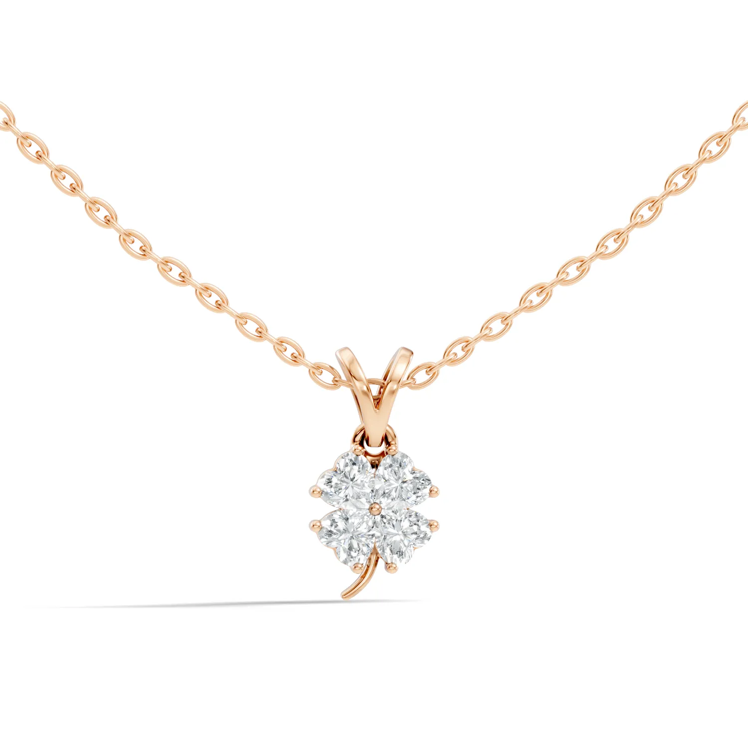 Fleuris Floral Cascade Diamond Pendant - Image 4