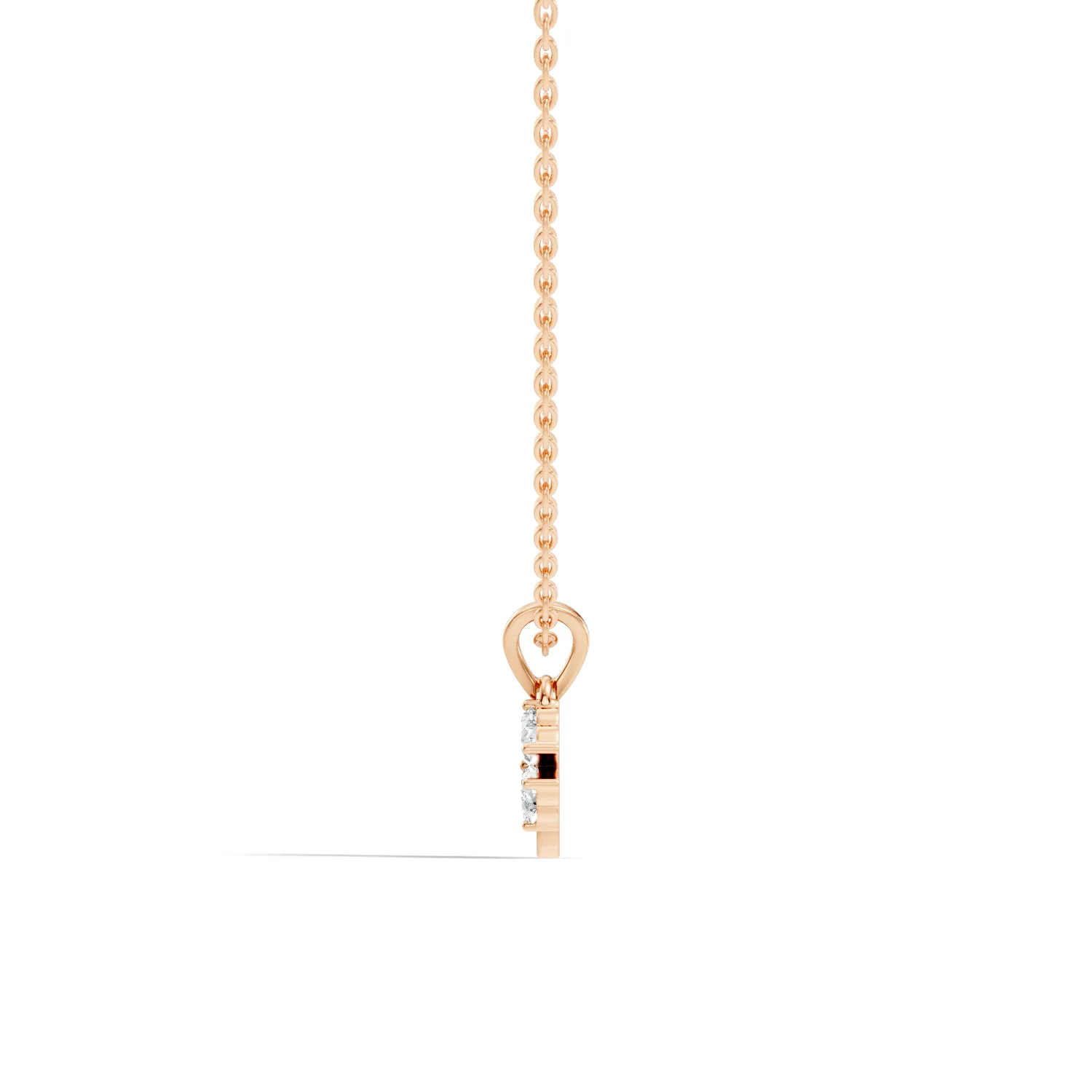 Fleuris Floral Cascade Diamond Pendant - Image 6