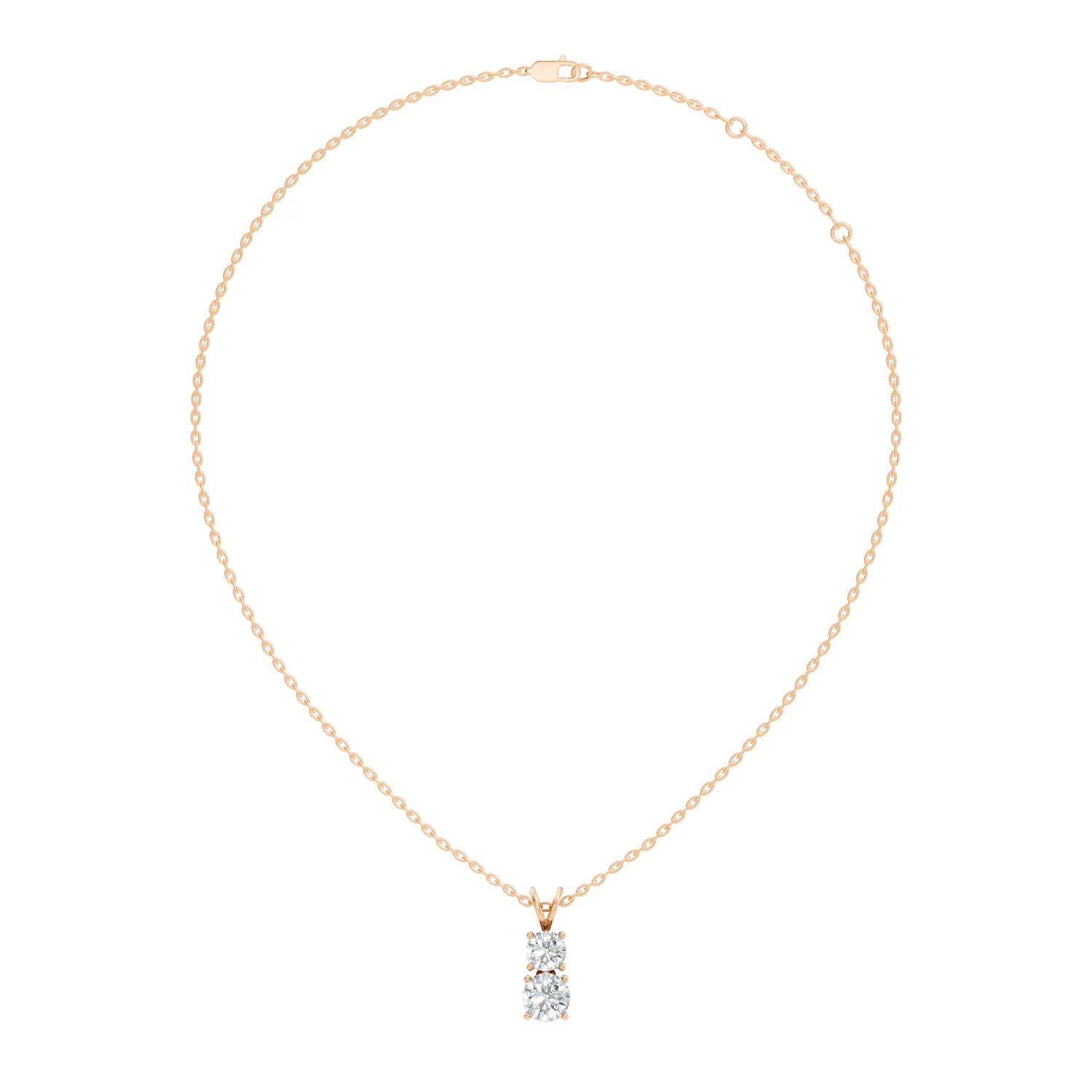 Corielle Lab Diamond Solitaire Pendant - Image 5