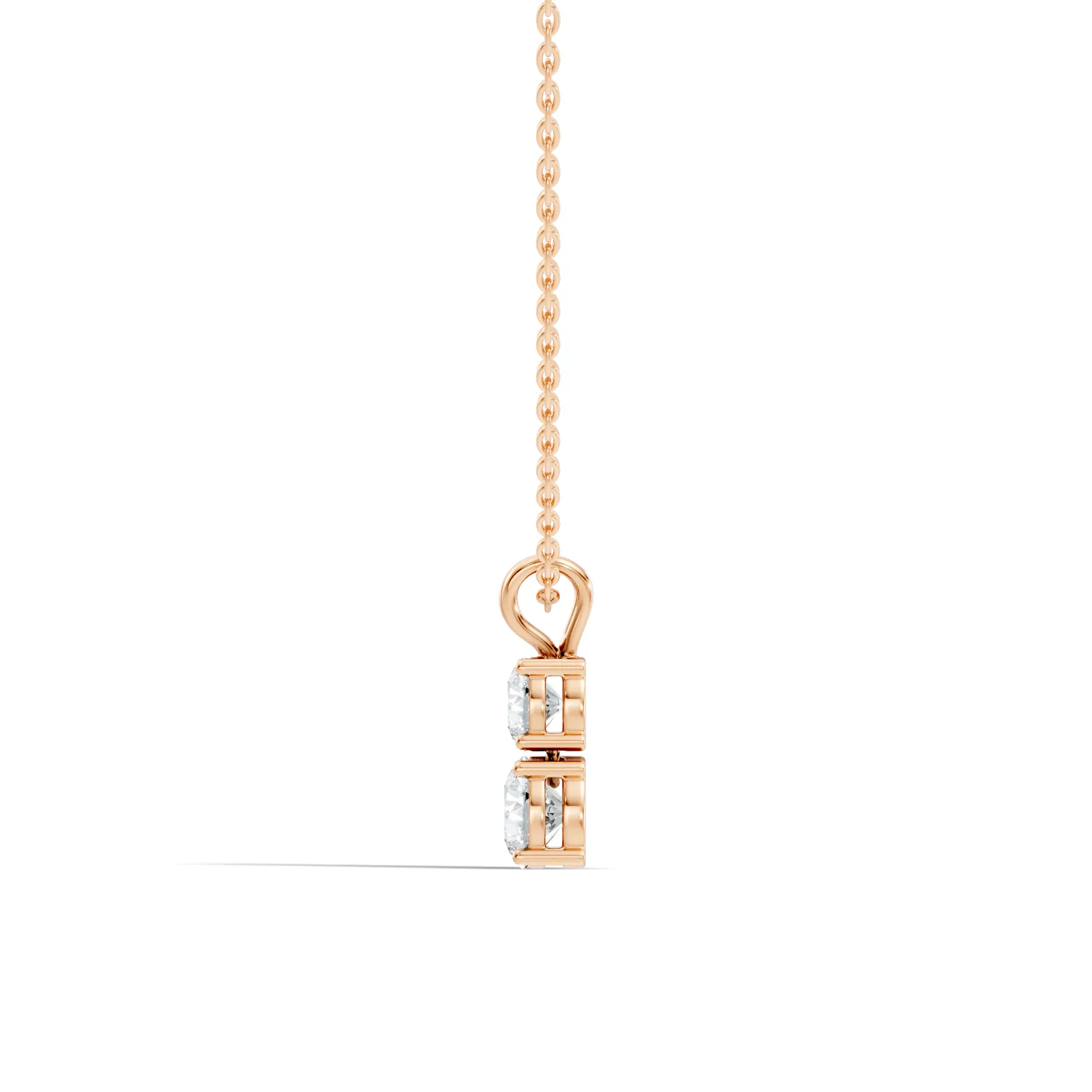 Corielle Lab Diamond Solitaire Pendant - Image 6