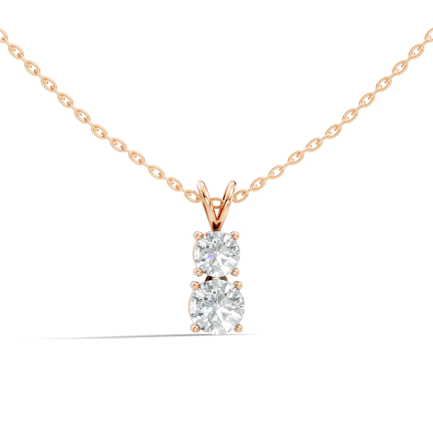 Corielle Lab Diamond Solitaire Pendant