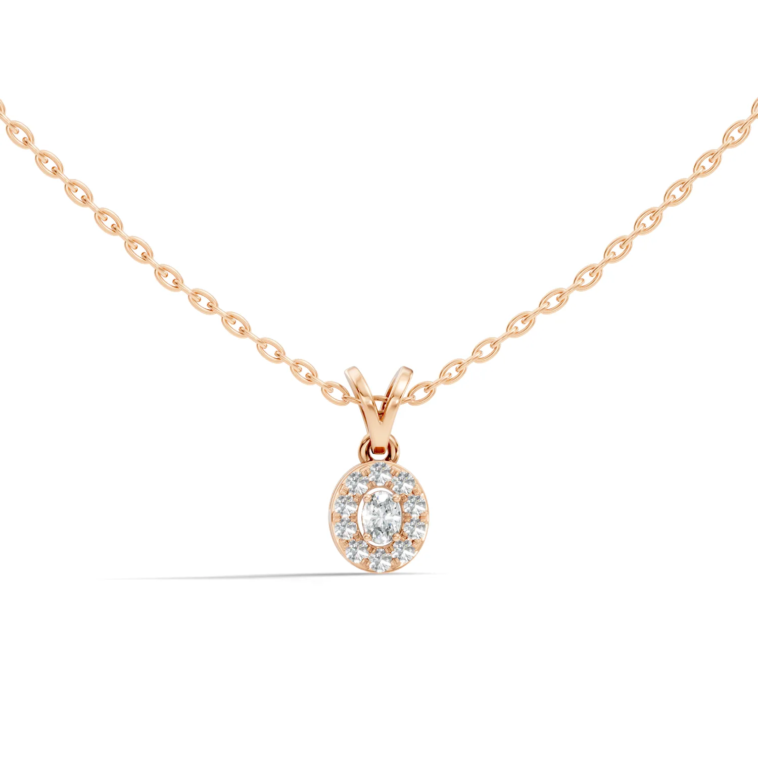 Glorielle Cluster Diamond Pendant - Image 2