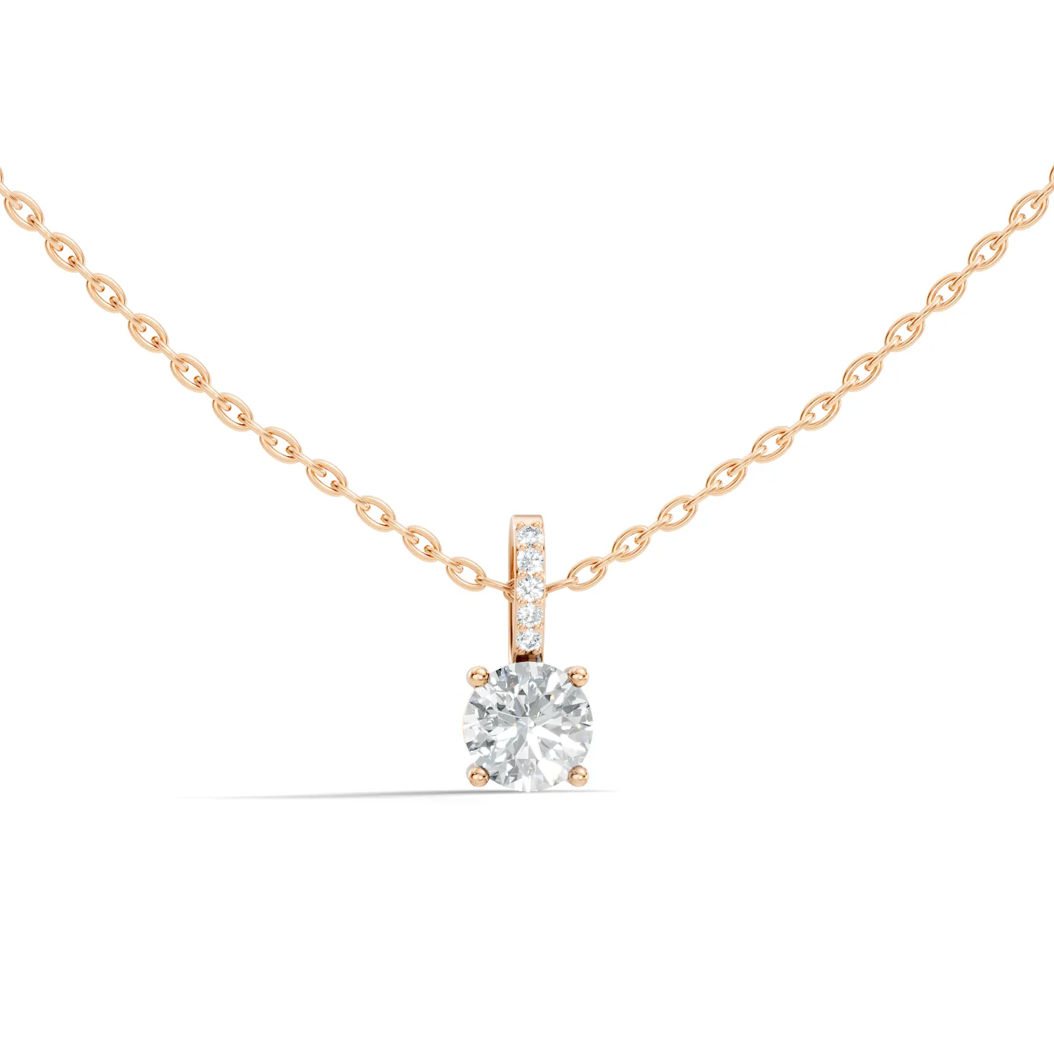 Kyria Round Diamond Pendant