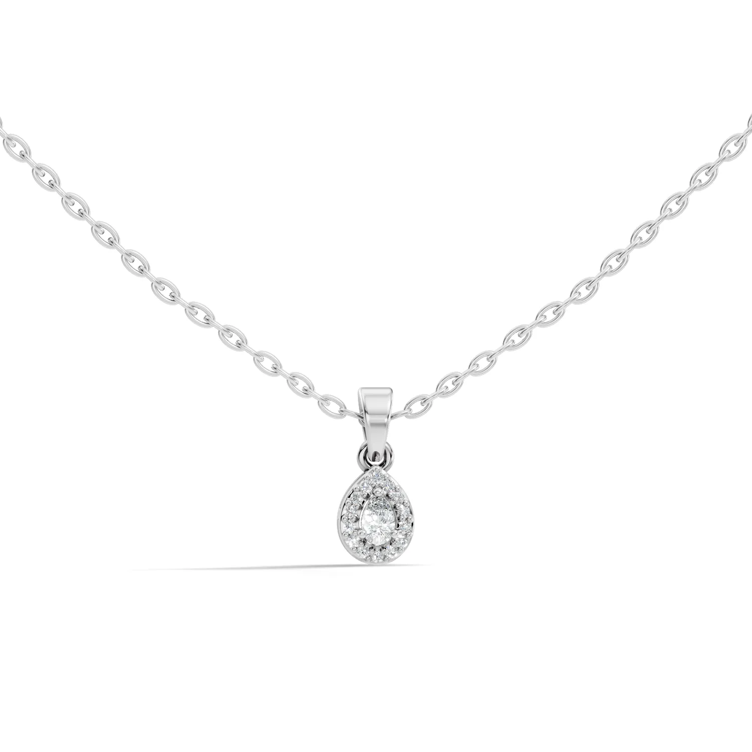 Aurelia Infinite Drop Diamond Pendant - Image 2