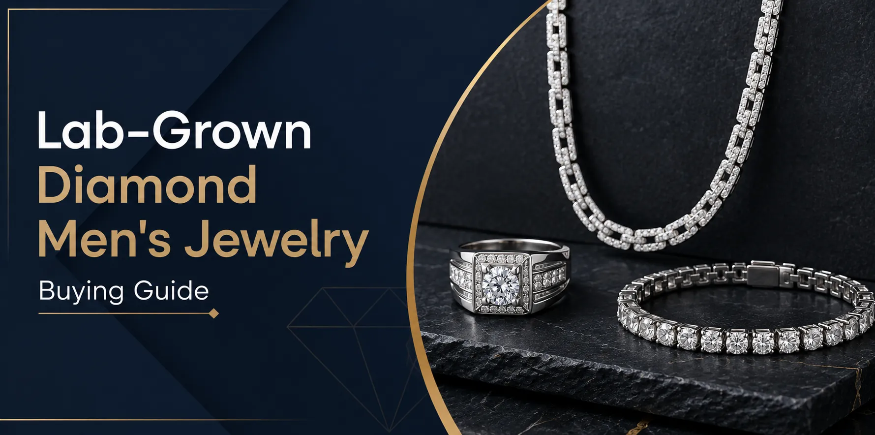 Lab-Grown Diamond Men’s Jewelry Buying Guide