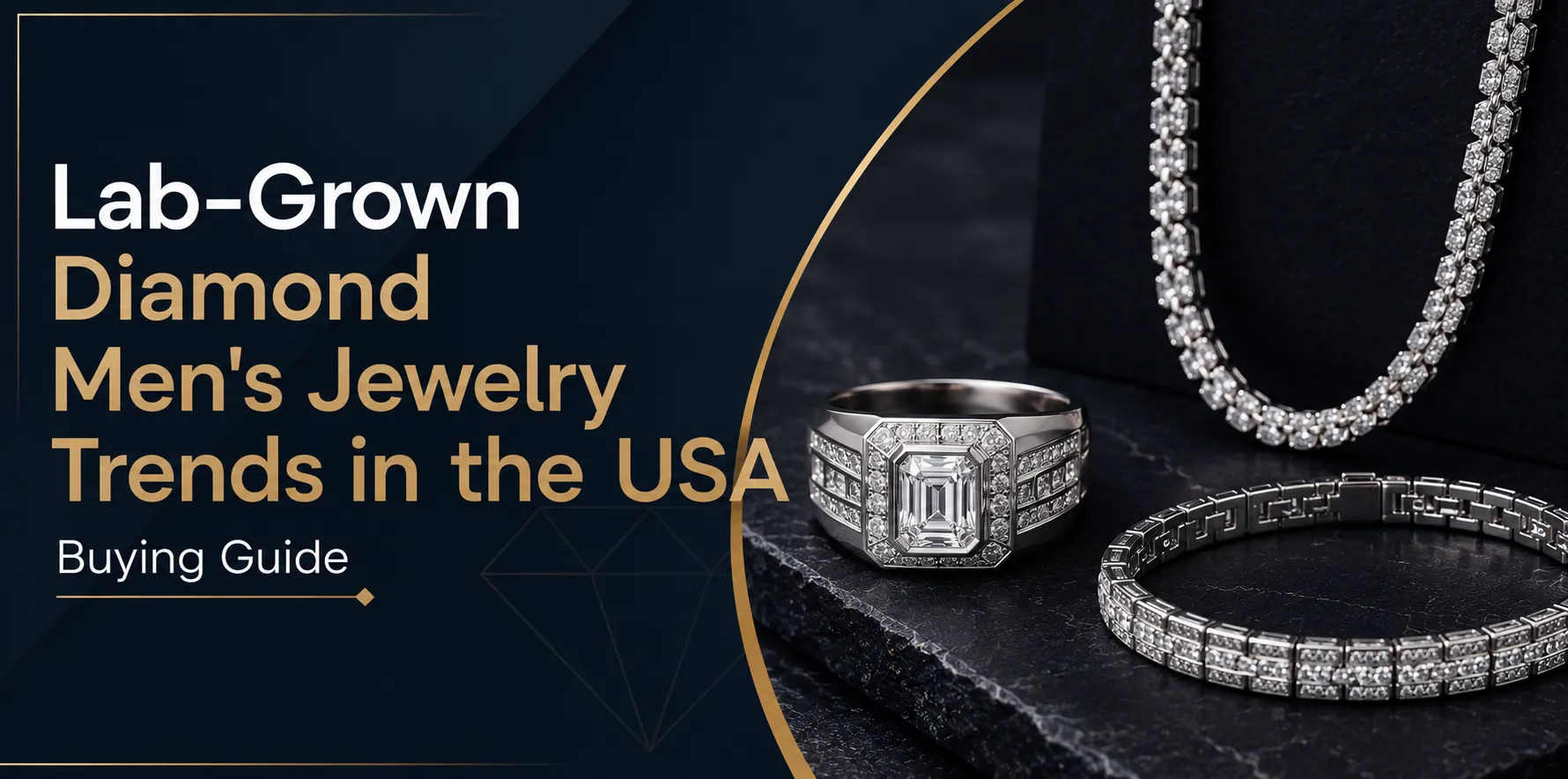 Lab-Grown Diamond Men’s Jewelry Trends in the USA