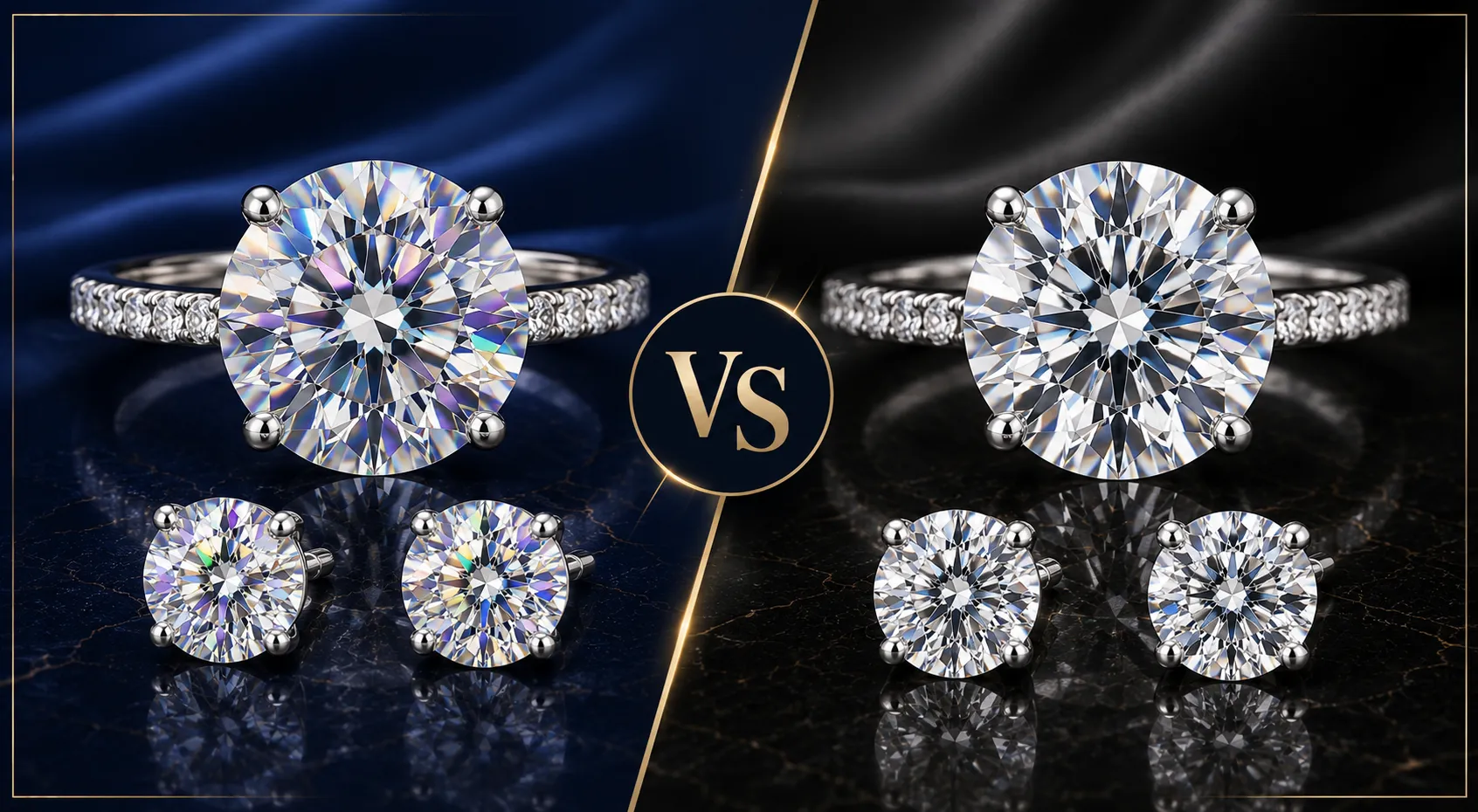 Simulated Diamonds vs Lab-Grown Diamonds